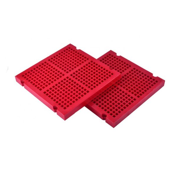 Quality 305x305x30mm Polyurethane Modular Dewatering Mesh Screen Fixing With PU Blot wholesale