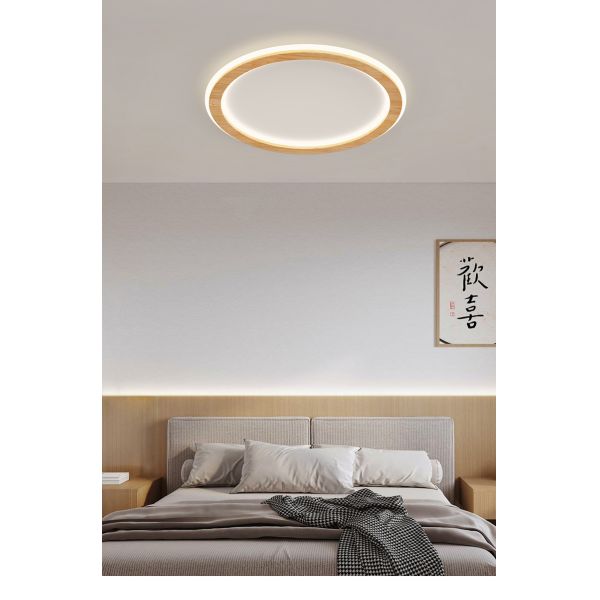 Modern Ceiling Lights Living Room Art dero Cloud round Wooden ceiling lights(WH-WA-50)