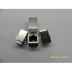 Tap-Up Modular Jack RJ45 with Transformer Integrated magnetics 100M, 25.4mm