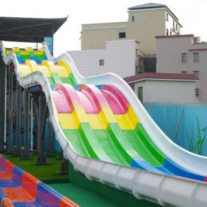 Multi-Lane Mat Racer Water Slide for Water Park