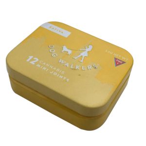 Small Metal Tins with Lids Wholesale Tin Boxes for Storage Vintage Tin