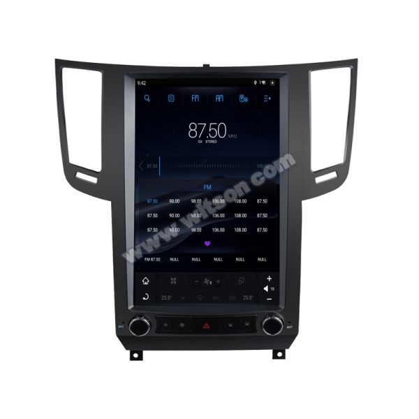 13.6" Screen Tesla Vertical Android Screen For Infiniti FX FX25 FX35 FX37 2009