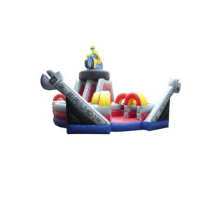 Outdoor kids inflatable playground , entertainment childrens bouncy castle