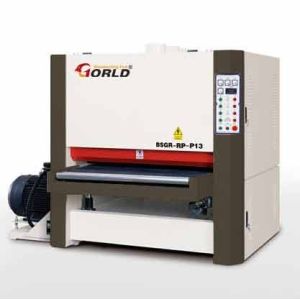 Cheap 43/48/51 inches Width Plywood MDF Particle Board Door 3 Heads Widebelt Calibration Sanding Polishing Sander SR-RP-P13 for sale