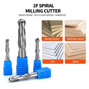 Manufacturer OEM Support Customized Carbide End Mill Standard 55HRC 2 Flutes