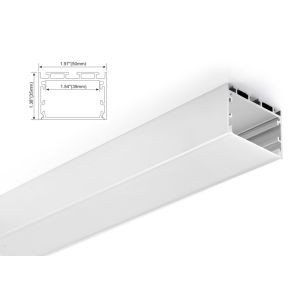 China 50mm x 35mm Aluminum Profile LED Linear lighting with Led Strip Recessed or Pendant or Surface mounted type on sale