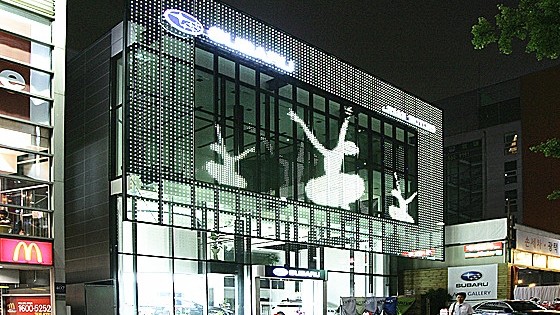 Programmable Transparent Wall Glass LED Display Screen for Advertising