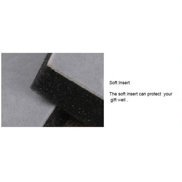 Custom Luxury Black Jewelry Packaging Paper Necklace Ring Earring Boxes Lid and Base Jewellery Set Case Cardboard Gift Box with Foam Insert