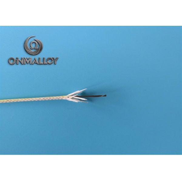 Stranded Heating Thermal Insulated Wire 0.3mmX7 NiCr8020 Wire With Fiberglass