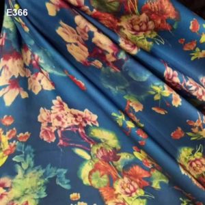 Custom Printed Sandwashed 27mm Silk Crepe De Chine Fabric Pure Silk Brocade