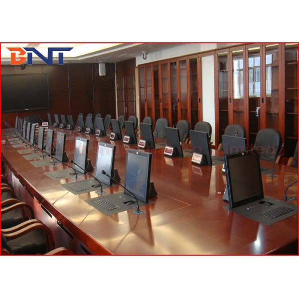 Quality Public Security Department Project , Flip Up Type Motorized LCD Monitor Lift With 19" Screen wholesale