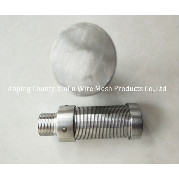 Quality Lathe Parts Stainless Steel Johnson Screen Nozzle Water Filter Nozzles with 1.8x2.5mm Support Wire wholesale