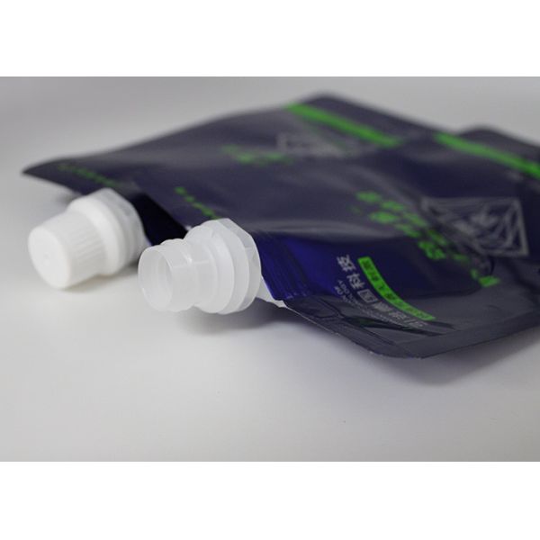 Quality Gravure Printing Food Grade Stand Up Pouch With Spout 12mm For Wash Fluid Liquid wholesale