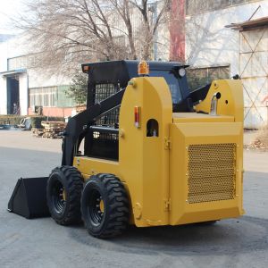 Mini Wheel Skid Steer Loader For Infrastructure Construction