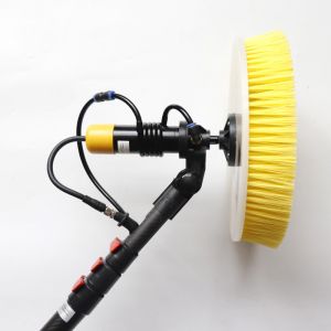 Aluminum Alloy/Carbon Fiber Solar Panel Cleaning Brush for Optimal Performance