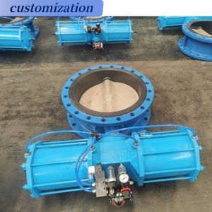 Customized ISO CE Pneumatic Actuator Butterfly Valves and Fitting