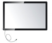3mm Pure glass Transparent Infrared Touch Panel With Calibration , Abrasion