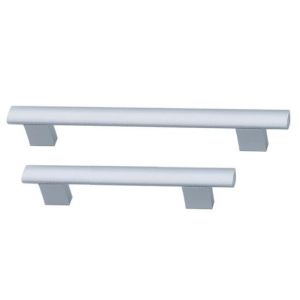 Aluminium Kitchen Door And Cabinet Handles Silver Color Rustless Eco Friendly