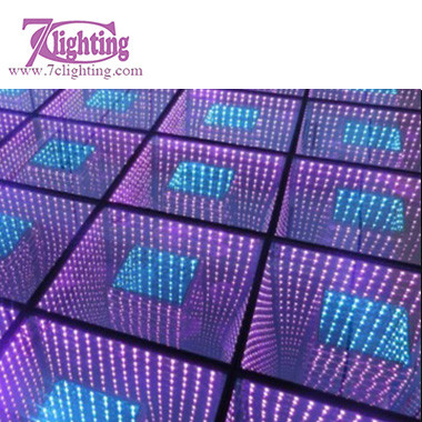 Quality Mirror LED Dance Floor Two Glowing Dancing Floor 50CM by 50CM Floor for Event,Stage,Nightclub Setup wholesale
