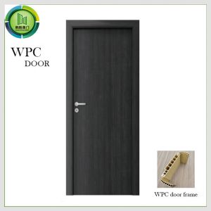 PVC HDF Composite Residential WPC Doors Wooden Panel Design
