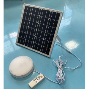 Popular PC Plastic Solar LED Ceiling Light High Power Efficient Smd2835