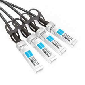 Brocade 40G-QSFP-4SFP-C-0301 Compatible 3m (10ft) 40G QSFP+ to Four 10G SFP+