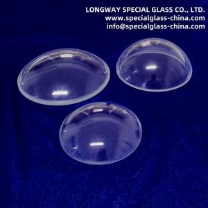 China OEM High Precision Clear Bk7 Glass Optical Dome For Underwater Camera Housings on sale