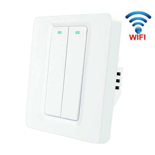 eWeLink APP control Push Button Wifi Wall Light Switch, EU standard wireless