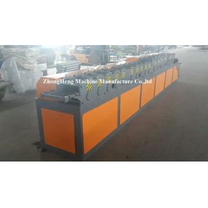 Galvanized Steel Shutter Door Roll Forming Machine With Punching 8 - 10 m / min