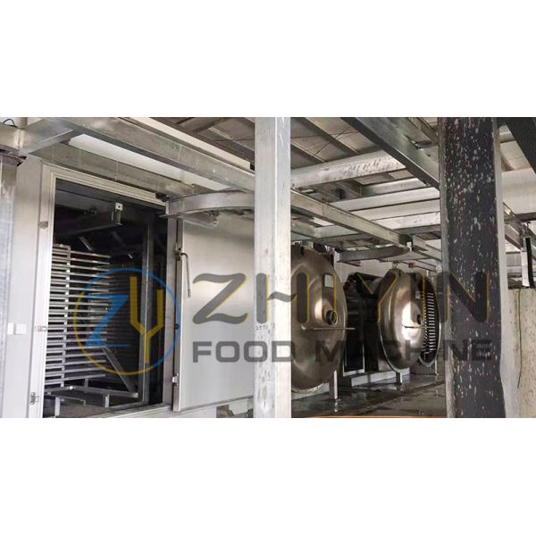 Integral Vacuum Fruit Vegetable Drying Machine 40L/Min 65Kw
