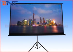 China Large Motorized Projector Screen , Electric Pull Down Projector Screen on sale