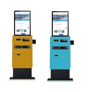Cheap OEM ODM Payment Kiosk Manufacturer Custom Size Self Currency Exchange Cash Coin Card Dispenser Ticket Printer Payment Kiosk for sale