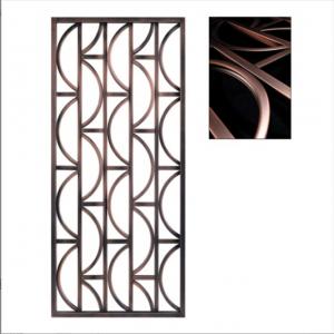 China Customized Metal Stainless Steel Screen Partition Hotel Living Room Background Walls on sale