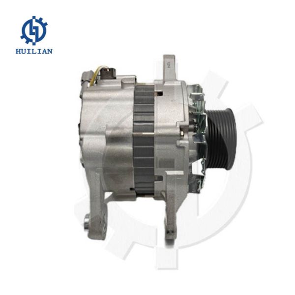 Excavator Engine Parts 24V 55A Alternator 8-98092116-0 8-97375017-1 For Isuzu