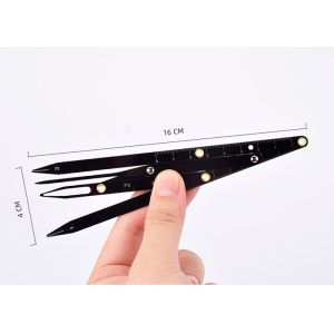 Permanent Makeup Caliper Eyebrow Ruler Microblading Tools