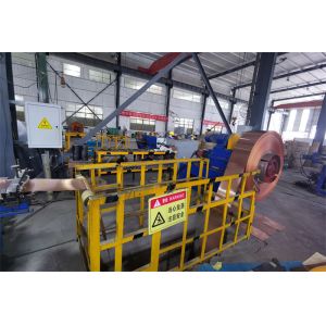 CR Copper Brass coil sheet Slitting Line Machine after cold rolling 0.2 -2.0 X