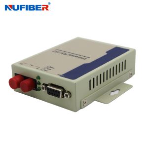 SM Duplex RS232 Serial To Fiber Converter Asynchronous Point To Point
