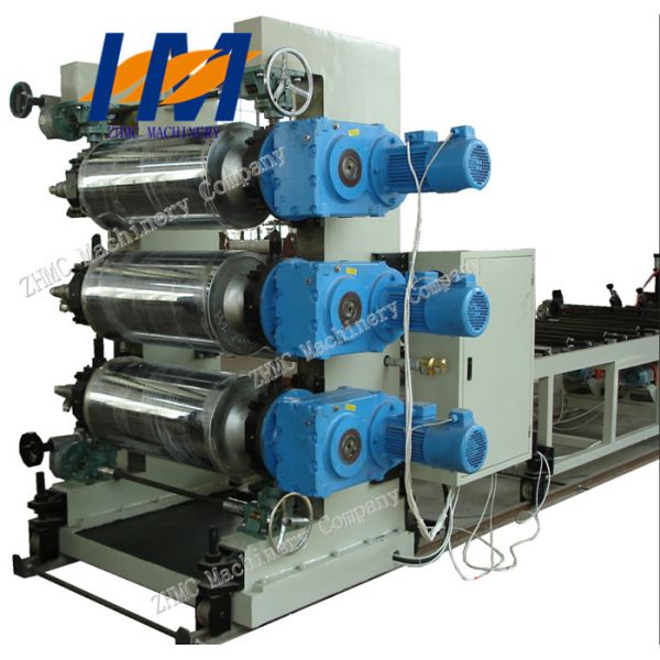 Quality 380V Plastic Sheet Extrusion Line , PVC Plastic Sheet Making Machine wholesale