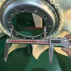 600mm Diameter Plastic Cooling System Fan Blade for Truck LF with Energy Saving