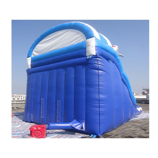 Customized Durable Outdoor PVC Inflatable Water Slide 0.55 mm PVC Tarpaulin