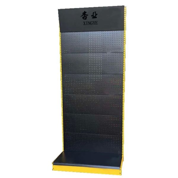 Quality Factory custom color size black hole back board fair display shelf exhibition sample display rack fishing gear display shelf wholesale