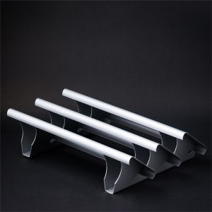 Cheap Roll Formed Horizontal Aluminium Louvres C shaped 85mm Width for sale