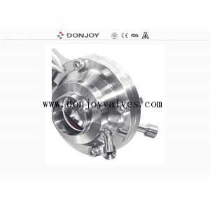 SS304 Sanitary Butterfly Type Ball Valve With CIP Cleaning