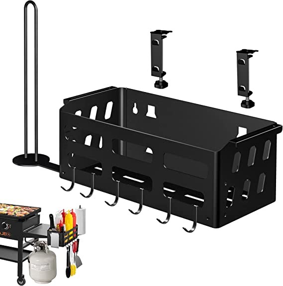 Space Saving BBQ Caddy No Drill Storage Box for Easy Install Kit Number 2