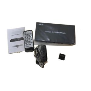 Cheap 4X4 HDMI Matrix Switcher with Multiple Control Options and 4K Outputs for sale