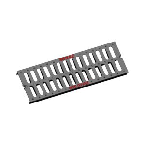 EN124 Cast Iron Rectangular Plain or Flat Grate Class C250 ICMQ Certification