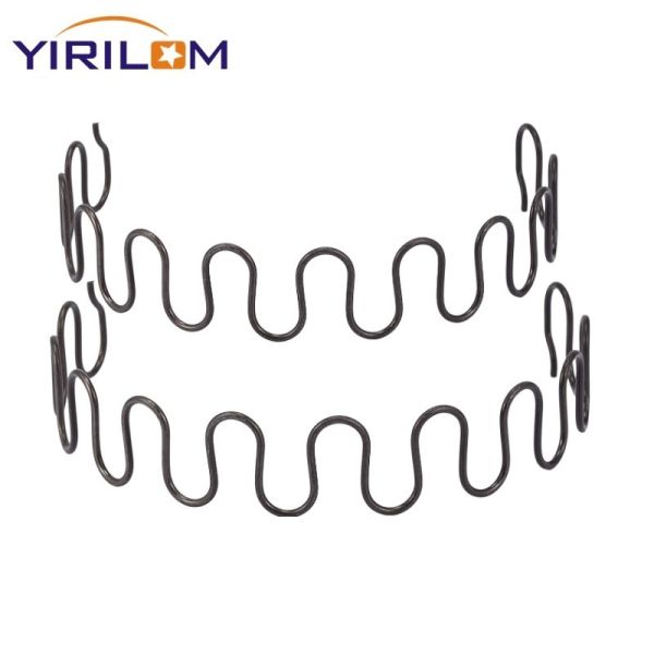 Black Zigzag Spring For Home Furniture With Customized Arc Height 16-35mm Width