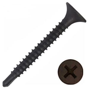 China Drilling Point  2 Inch Heavy Duty Flat Head Tek Screws For Thick Steel Fastenal on sale