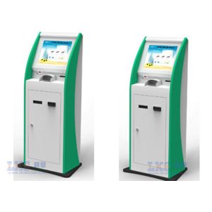 Infrared / SAW Touch Screen ATM Kiosk With Webcam Payment Terminal Cash Machine
