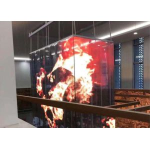 P7.8 LED Transparent Display Full Color Advertising LED Video Wall 3840hz